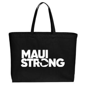 Pray For Maui Hawaii Strong Cotton Canvas Jumbo Tote