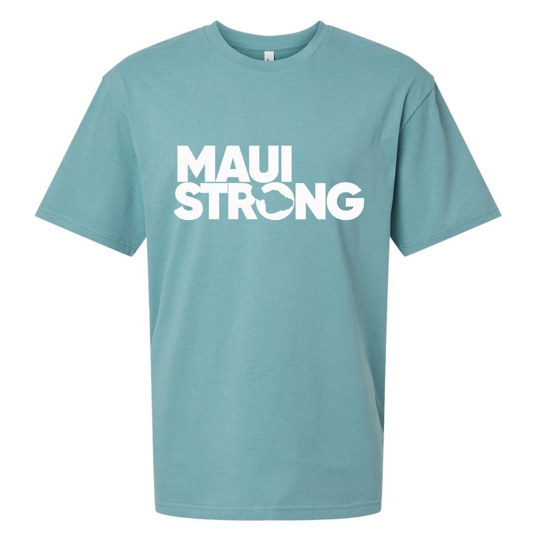 Pray For Maui Hawaii Strong Sueded Cloud Jersey T-Shirt