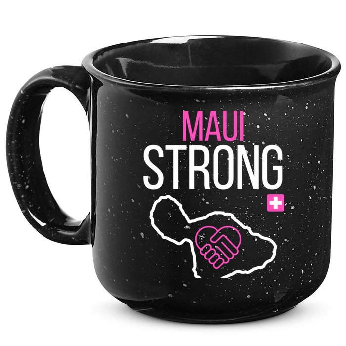 Pray For Maui Hawaii Strong 15oz Campfire Ceramic Mug