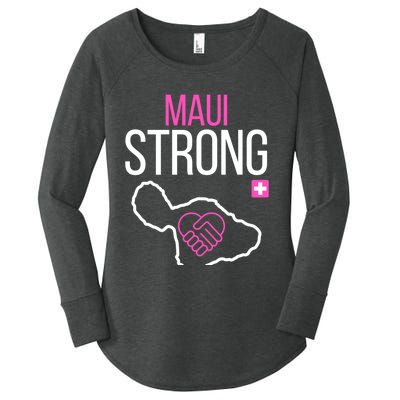 Pray For Maui Hawaii Strong Women's Perfect Tri Tunic Long Sleeve Shirt