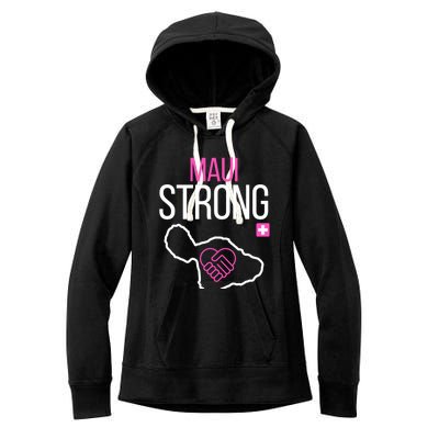 Pray For Maui Hawaii Strong Women's Fleece Hoodie