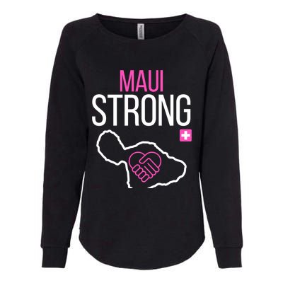 Pray For Maui Hawaii Strong Womens California Wash Sweatshirt