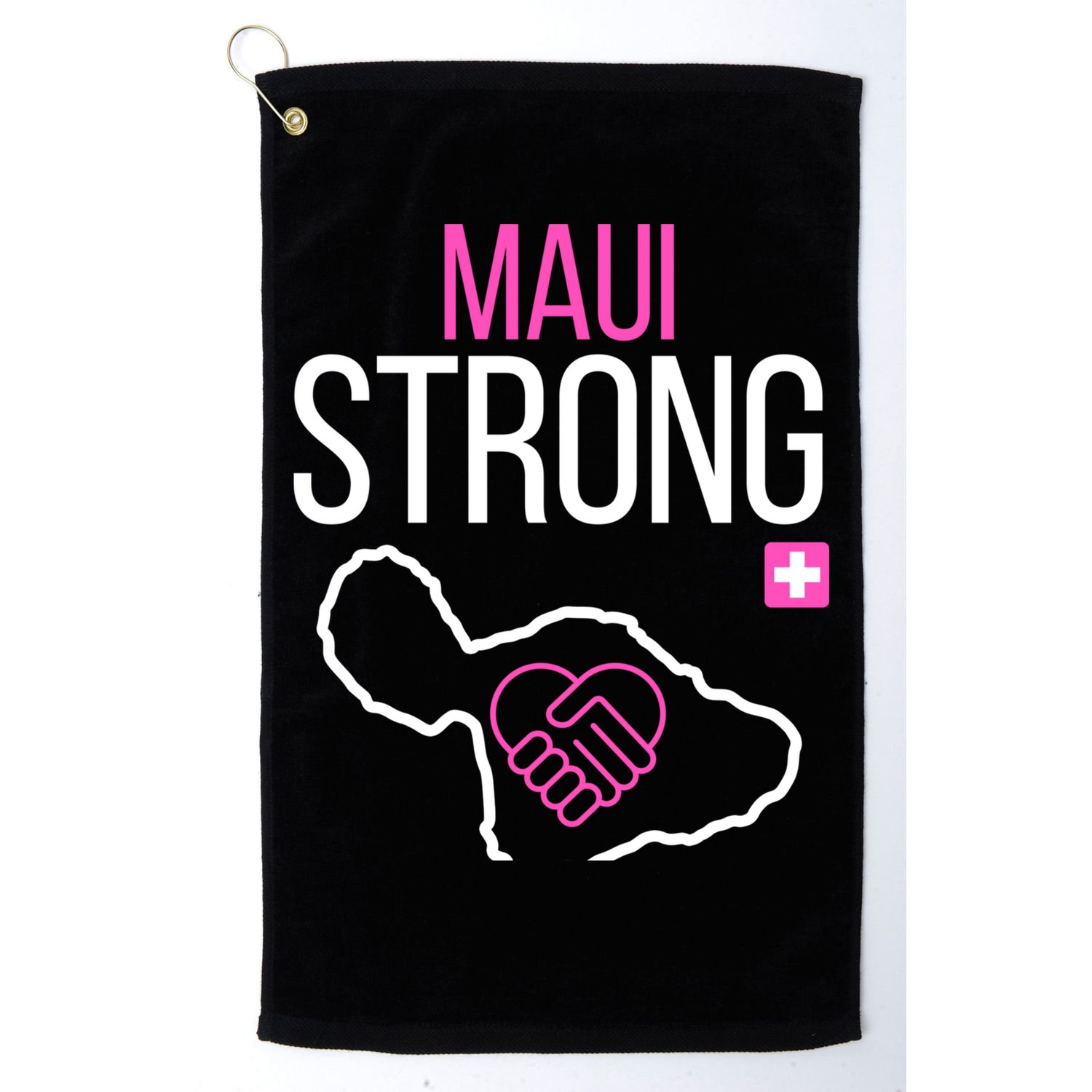 Pray For Maui Hawaii Strong Golf Towel