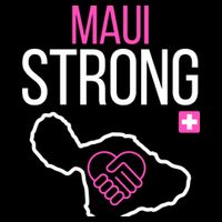 Pray For Maui Hawaii Strong Cropped Pullover Crew