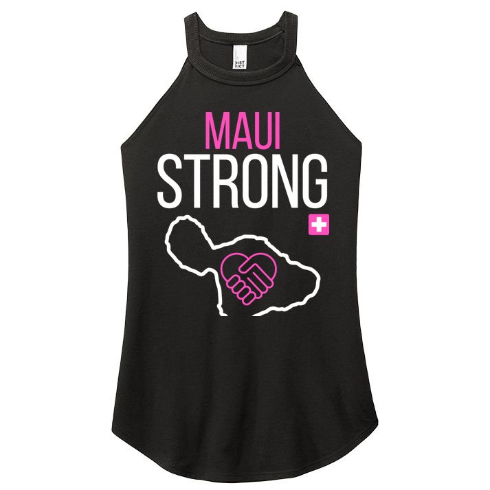 Pray For Maui Hawaii Strong Women's Perfect Tri Rocker Tank