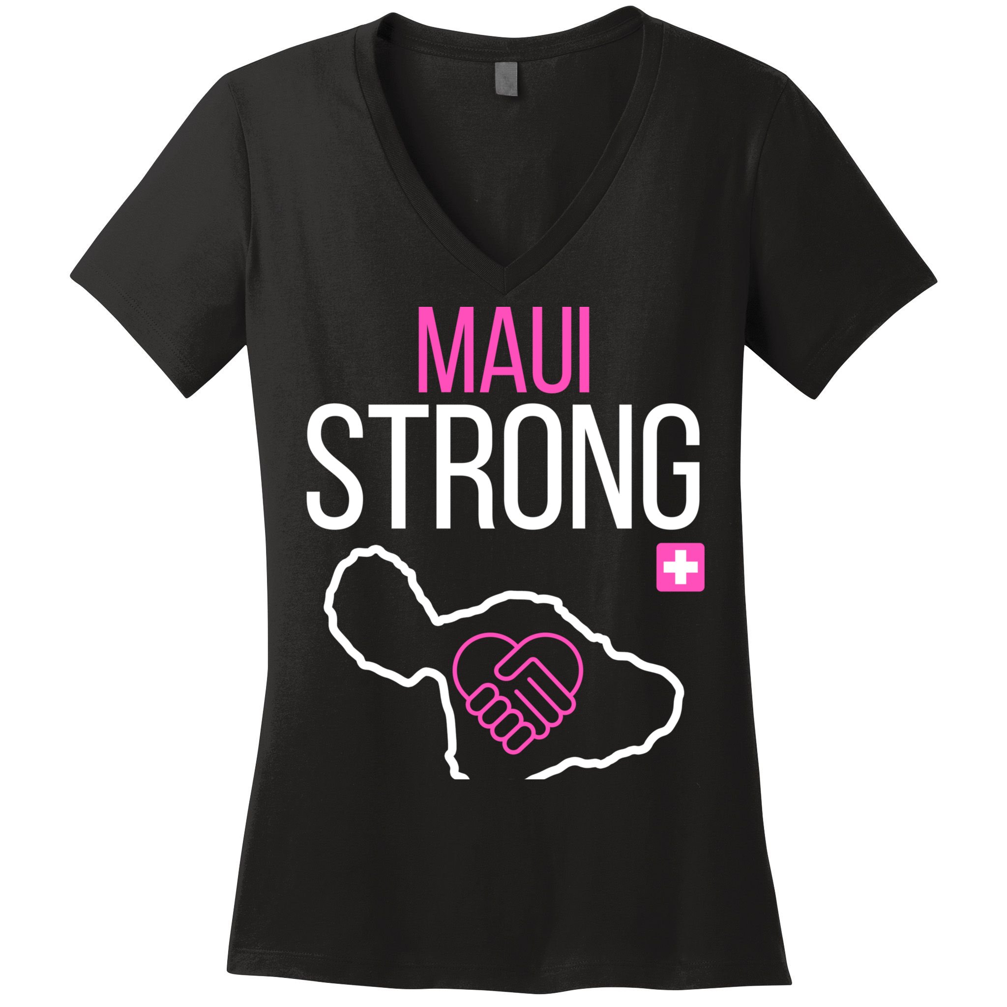 Pray For Maui Hawaii Strong Women's V-Neck T-Shirt
