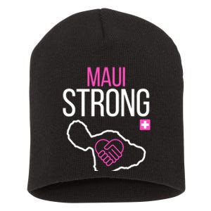 Pray For Maui Hawaii Strong Short Acrylic Beanie