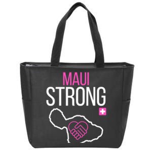 Pray For Maui Hawaii Strong Zip Tote Bag