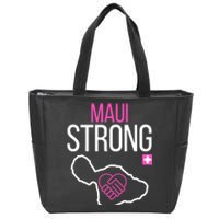 Pray For Maui Hawaii Strong Zip Tote Bag