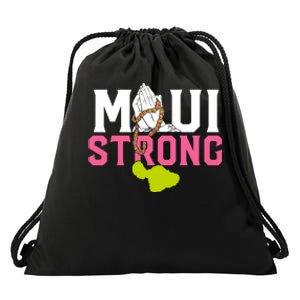 Pray For Maui Hawaii Strong Drawstring Bag