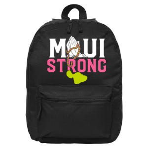 Pray For Maui Hawaii Strong 16 in Basic Backpack