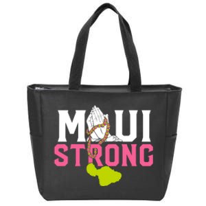 Pray For Maui Hawaii Strong Zip Tote Bag