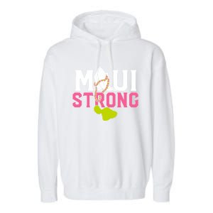 Pray For Maui Hawaii Strong Garment-Dyed Fleece Hoodie