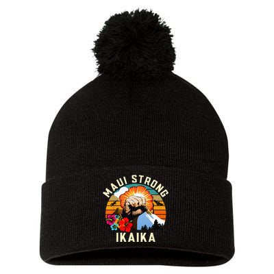 Pray For Maui Hawaii Strong Tee Apparel Matching Family Pom Pom 12in Knit Beanie