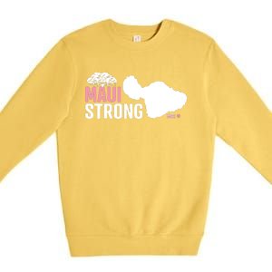 Pray For Maui Hawaii Strong Premium Crewneck Sweatshirt