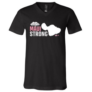 Pray For Maui Hawaii Strong V-Neck T-Shirt