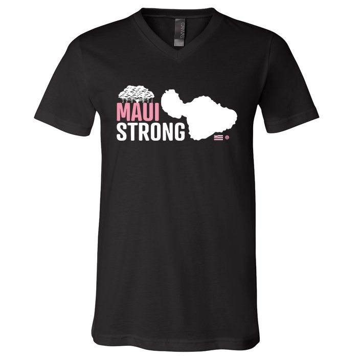 Pray For Maui Hawaii Strong V-Neck T-Shirt