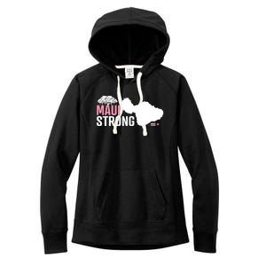 Pray For Maui Hawaii Strong Women's Fleece Hoodie