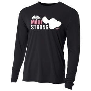 Pray For Maui Hawaii Strong Cooling Performance Long Sleeve Crew