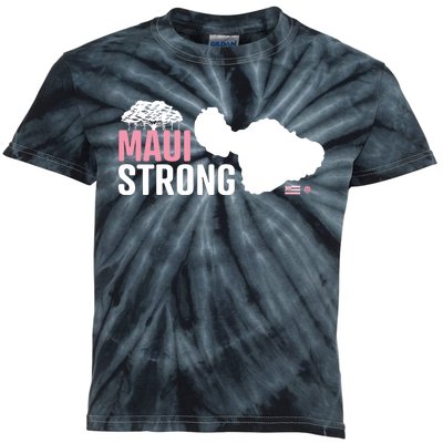 Pray For Maui Hawaii Strong Kids Tie-Dye T-Shirt