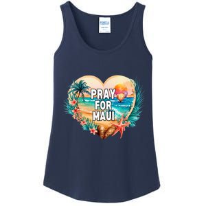 Pray For Maui Hawaii Strong Ladies Essential Tank