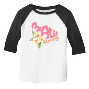 Pray For Maui Hawaii Strong Toddler Fine Jersey T-Shirt