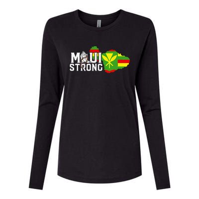 Pray For Maui Hawaii StrongFunny Cute Womens Cotton Relaxed Long Sleeve T-Shirt