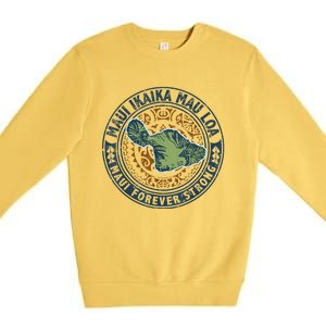 Pray For Maui Hawaii Strong Premium Crewneck Sweatshirt