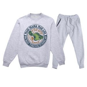 Pray For Maui Hawaii Strong Premium Crewneck Sweatsuit Set