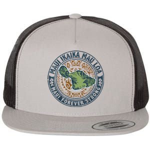 Pray For Maui Hawaii Strong Flat Bill Trucker Hat