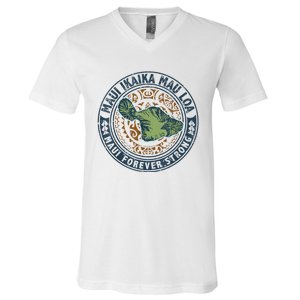 Pray For Maui Hawaii Strong V-Neck T-Shirt