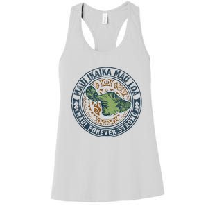 Pray For Maui Hawaii Strong Women's Racerback Tank