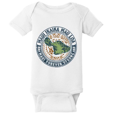 Pray For Maui Hawaii Strong Baby Bodysuit