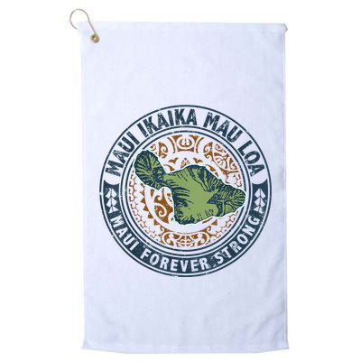 Pray For Maui Hawaii Strong Golf Towel
