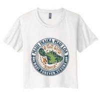 Pray For Maui Hawaii Strong Women's Crop Top Tee