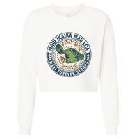 Pray For Maui Hawaii Strong Cropped Pullover Crew