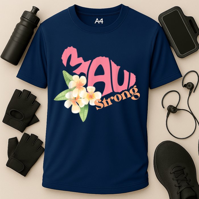 Pray For Maui Hawaii Strong Cooling Performance Crew T-Shirt