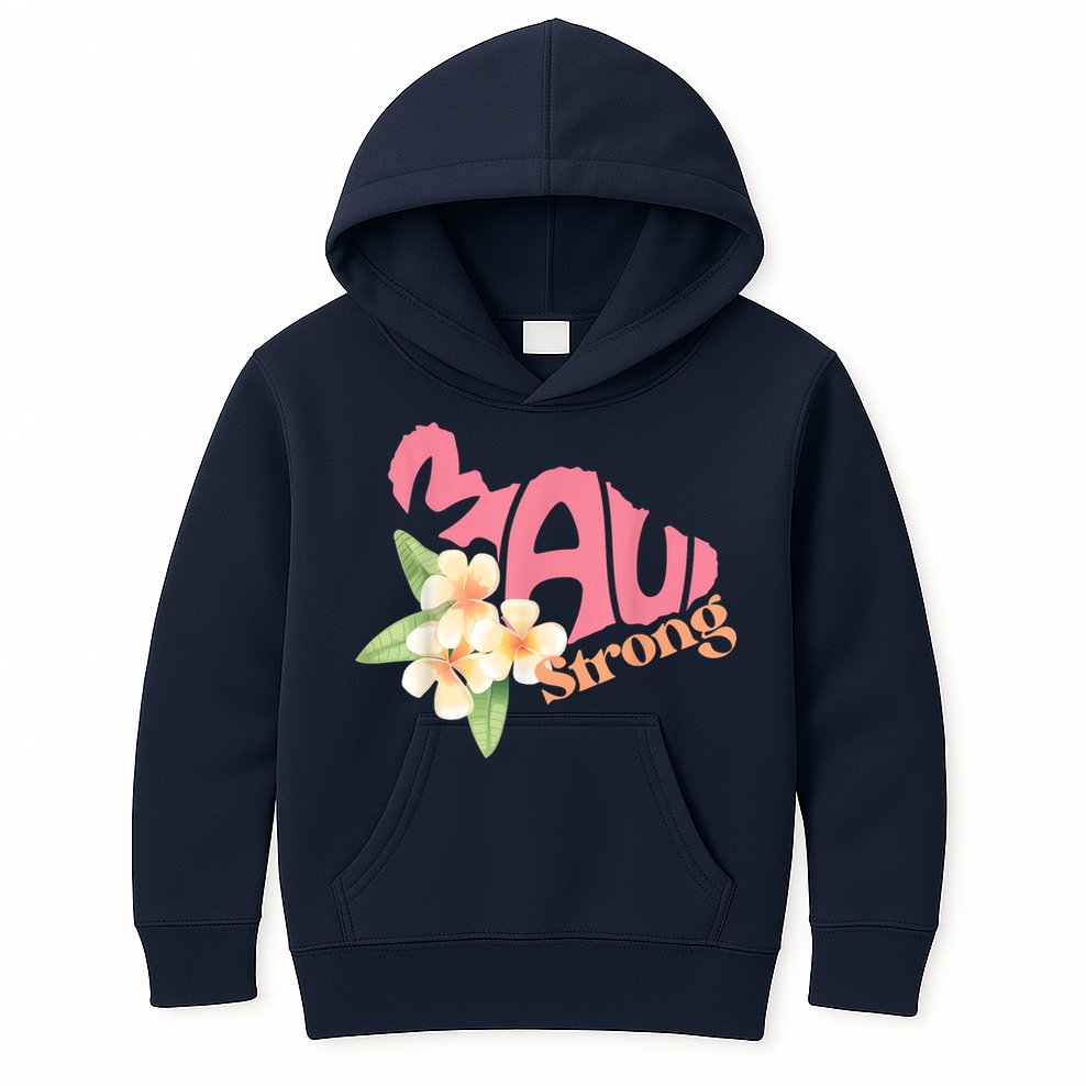 Pray For Maui Hawaii Strong Kids Hoodie