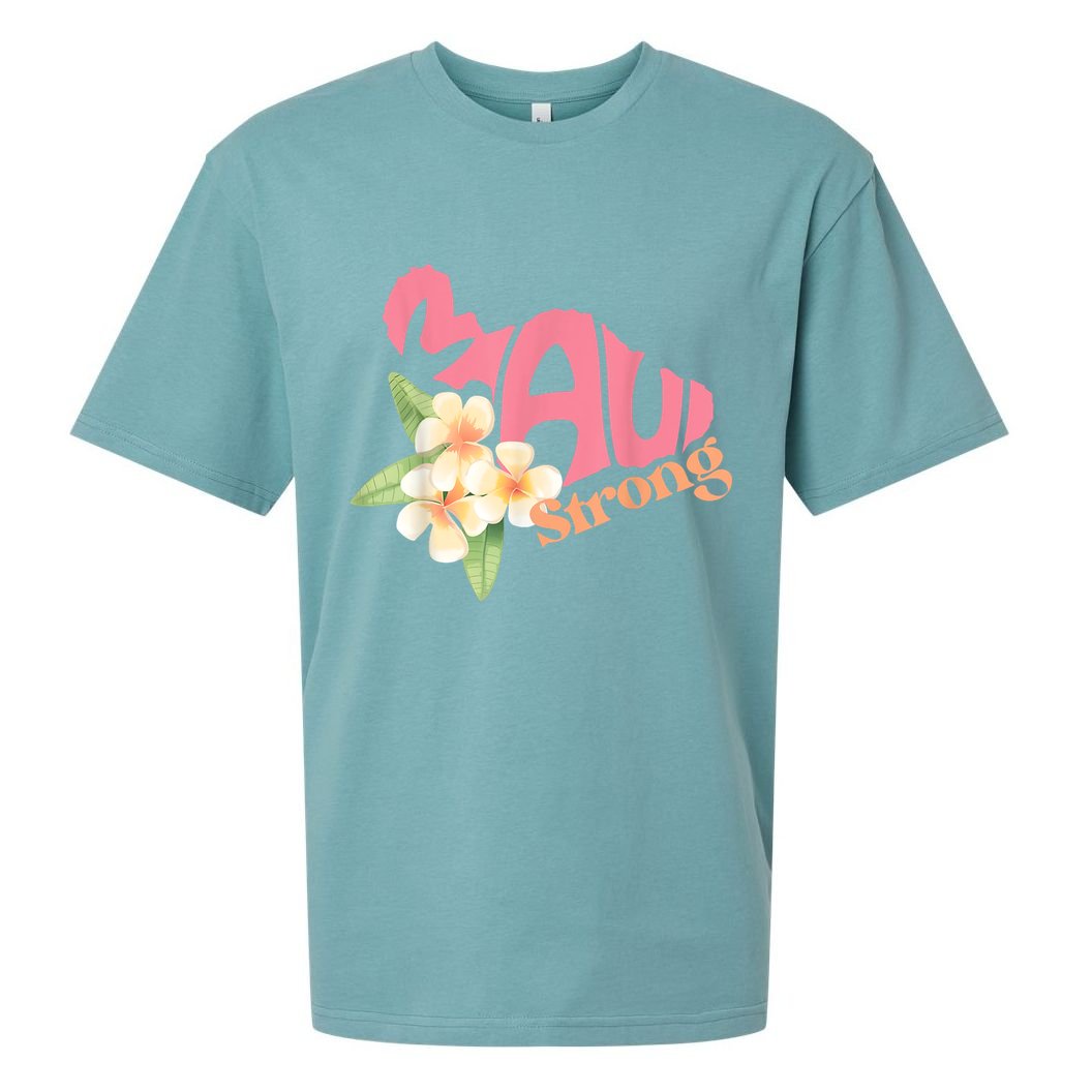 Pray For Maui Hawaii Strong Sueded Cloud Jersey T-Shirt
