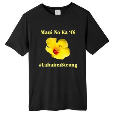 Pray For Maui Hawaii Strong Maui Lahaina Hawaiian Islands Tall Fusion ChromaSoft Performance T-Shirt