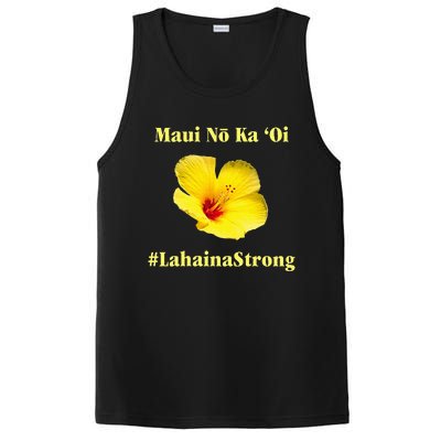 Pray For Maui Hawaii Strong Maui Lahaina Hawaiian Islands PosiCharge Competitor Tank