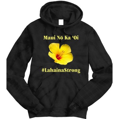 Pray For Maui Hawaii Strong Maui Lahaina Hawaiian Islands Tie Dye Hoodie