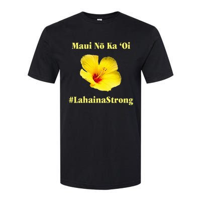 Pray For Maui Hawaii Strong Maui Lahaina Hawaiian Islands Softstyle CVC T-Shirt