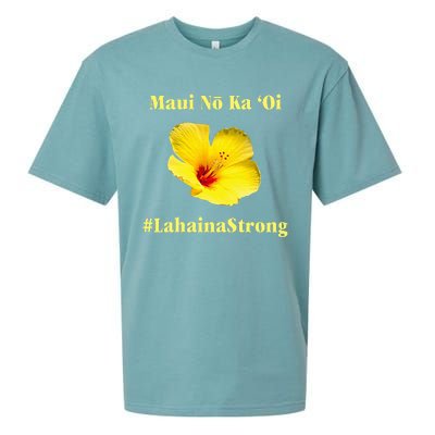 Pray For Maui Hawaii Strong Maui Lahaina Hawaiian Islands Sueded Cloud Jersey T-Shirt