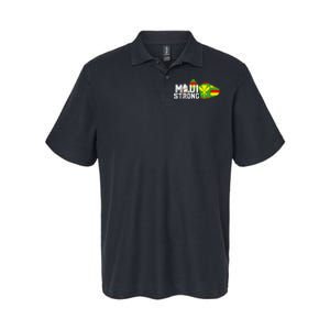 Pray For Maui Hawaii Strong Maui Wildfire Support Softstyle Adult Sport Polo