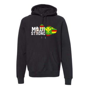 Pray For Maui Hawaii Strong Maui Wildfire Support Premium Hoodie