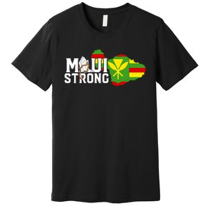 Pray For Maui Hawaii Strong Maui Wildfire Support Premium T-Shirt