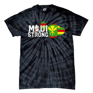 Pray For Maui Hawaii Strong Maui Wildfire Support Tie-Dye T-Shirt