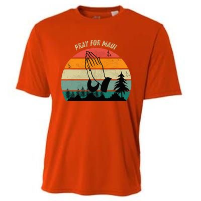 Pray For Maui Hawaii Strong Cooling Performance Crew T-Shirt