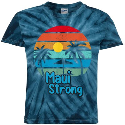 Pray for Maui Hawaii Strong Kids Tie-Dye T-Shirt